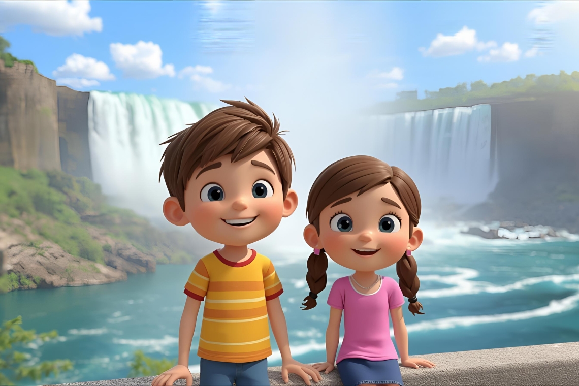 Ο Τζακ και η Τζίνι στους καταρράκτες του Νιαγάρα 